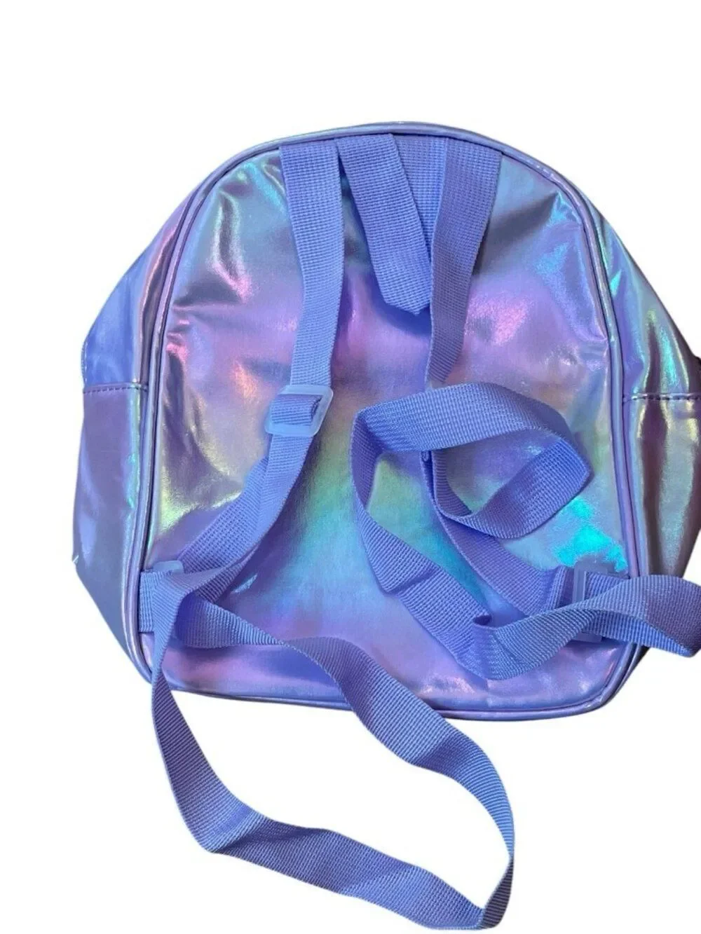 Childrens Girls Lilo and Stitch Iridescent Purple Mini Backpack New